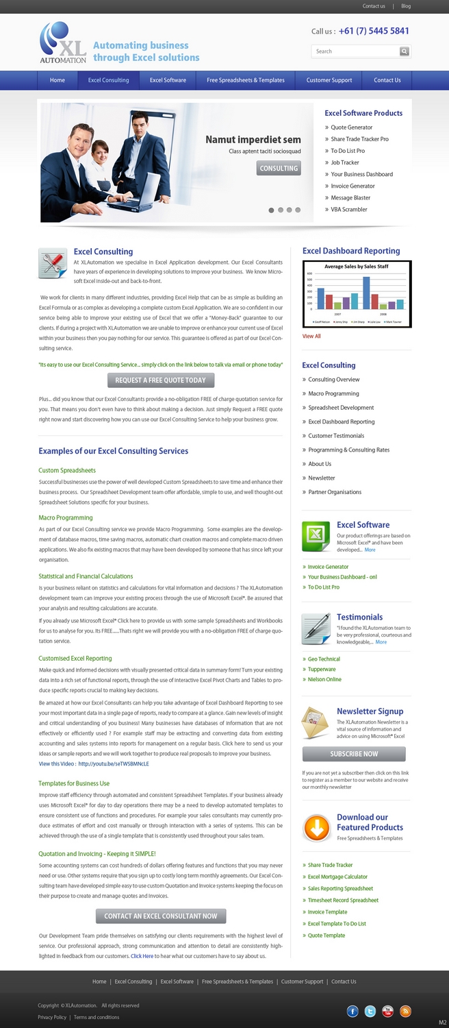 Web Design by pb for MyOfficeInTheCloud | Design #2417952