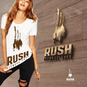 Diseño de Logo por S-Square para Rush Fitness Cafe | Diseño: #12352491