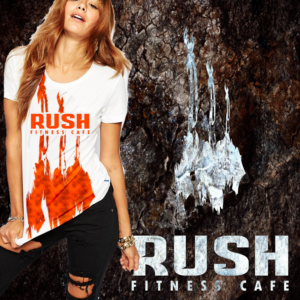 Diseño de Logo por S-Square para Rush Fitness Cafe | Diseño: #12352544