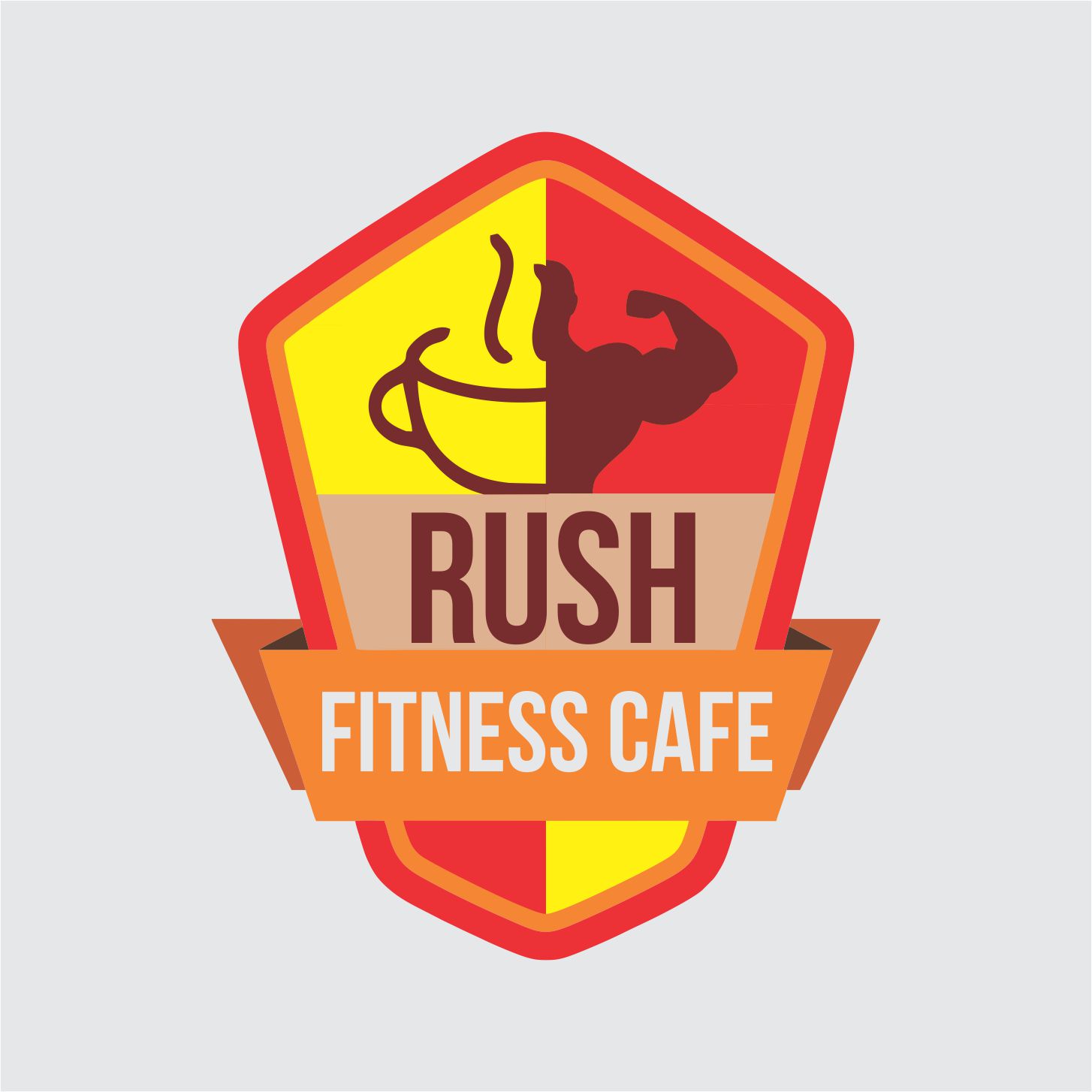Logo Design by Jcarlos for Rush Fitness Cafe | Design #12405374