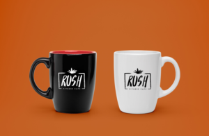 Diseño de Logo por GLDesigns para Rush Fitness Cafe | Diseño: #12319019