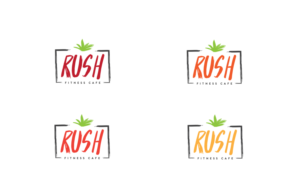 Diseño de Logo por GLDesigns para Rush Fitness Cafe | Diseño: #12319022