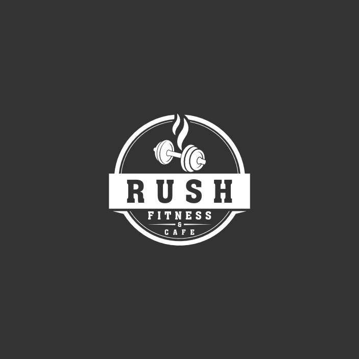 Logo Design by Mbembet for Rush Fitness Cafe | Design #12387308