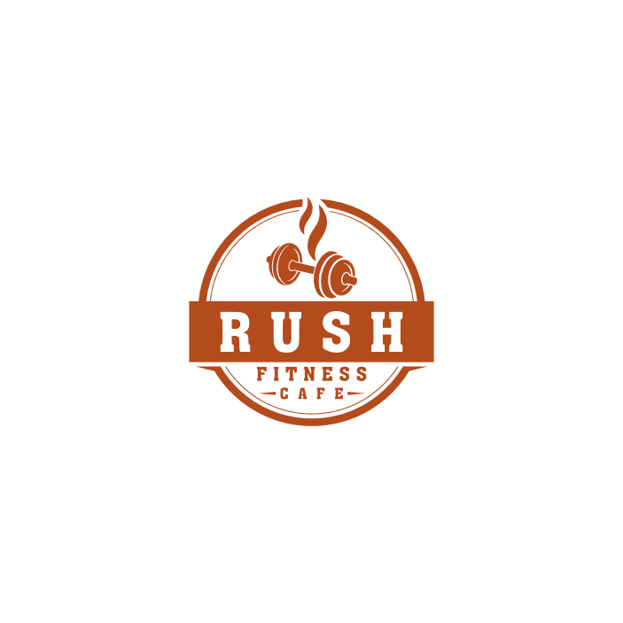 Logo Design by Mbembet for Rush Fitness Cafe | Design #12394041
