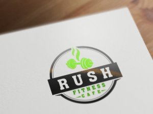 Diseño de Logo por Mbembet para Rush Fitness Cafe | Diseño: #12395611