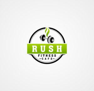 Diseño de Logo por Mbembet para Rush Fitness Cafe | Diseño: #12402119