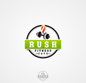 Diseño de Logo por Mbembet para Rush Fitness Cafe | Diseño: #12405239