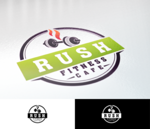 Diseño de Logo por Mbembet para Rush Fitness Cafe | Diseño: #12405470