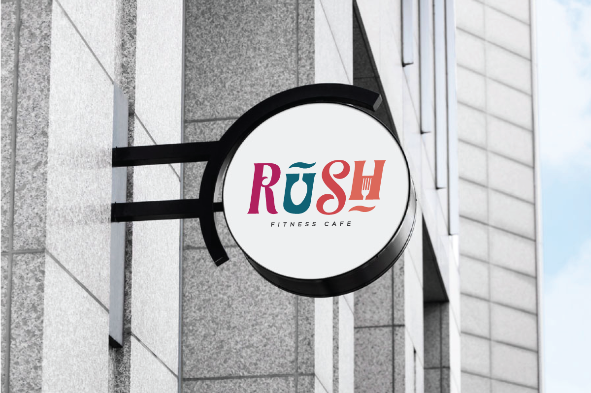 Logo Design by KP_97 for Rush Fitness Cafe | Design #12404371
