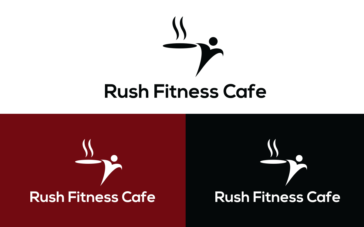 Diseño de Logo por Grafactory para Rush Fitness Cafe | Diseño #12321753