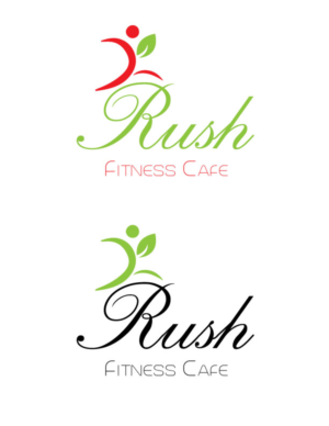 Diseño de Logo por alikhanzai23 para Rush Fitness Cafe | Diseño: #12329545