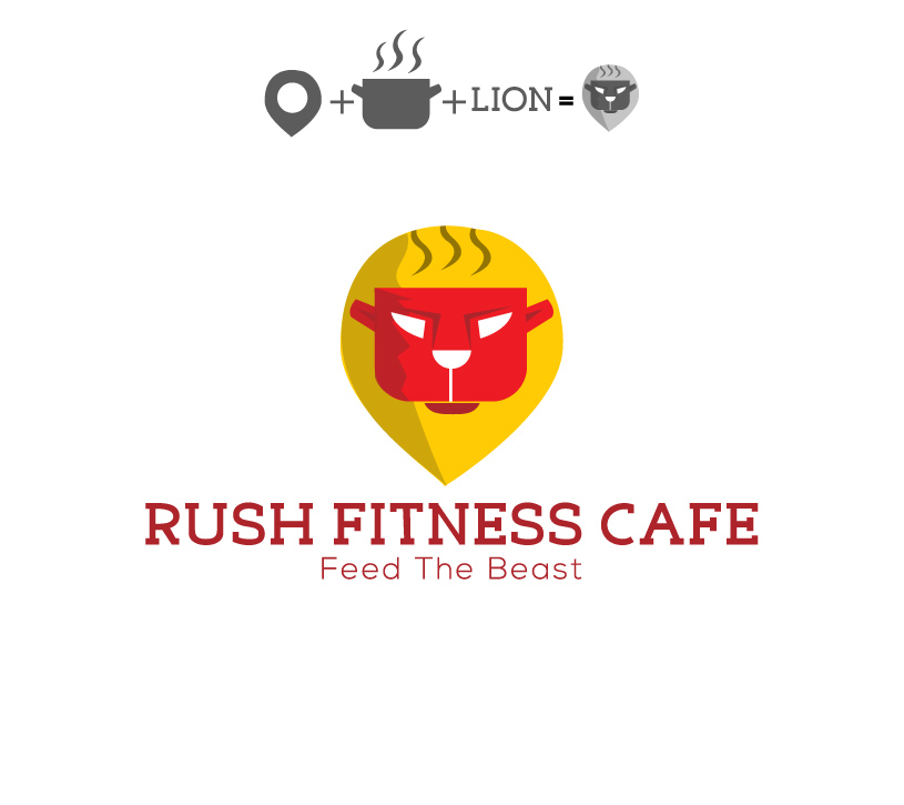 Logo Design by farhanalibhc for Rush Fitness Cafe | Design #12326334