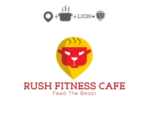 Diseño de Logo por farhanalibhc para Rush Fitness Cafe | Diseño: #12326334
