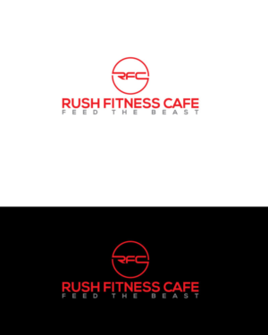 Diseño de Logo por designlogo007 para Rush Fitness Cafe | Diseño: #12311784