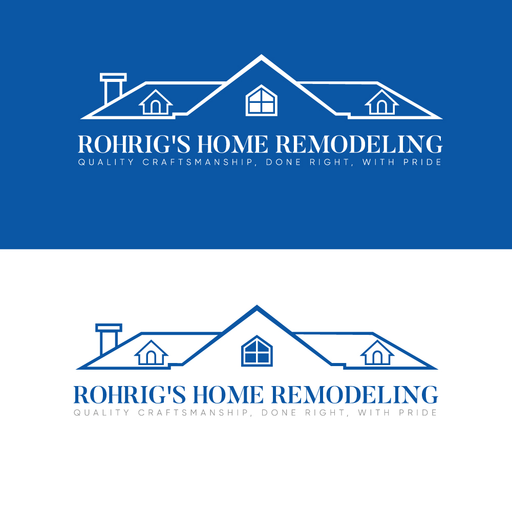 Logo Design by Sathyakumar.G for Rohrig's Home Remodeling | Design #12247574