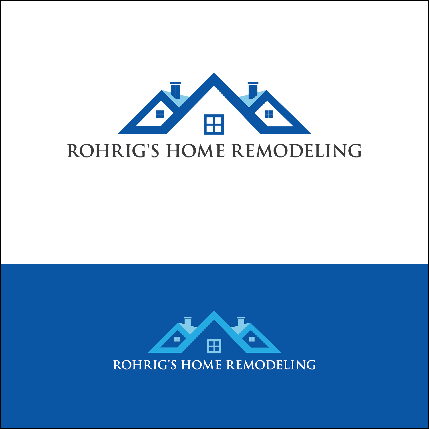 Logo Design by iqbalkabir for Rohrig's Home Remodeling | Design #12248271