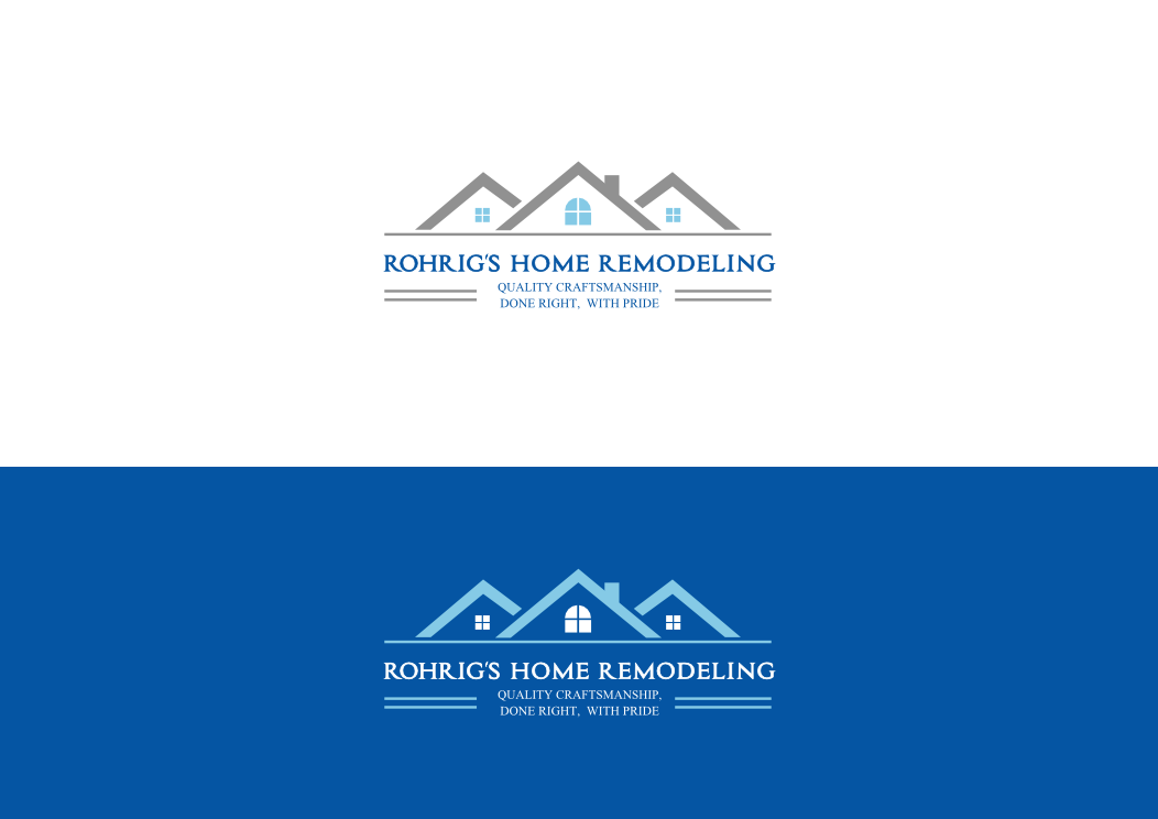 Logo Design by Design Spot for Rohrig's Home Remodeling | Design #12249810