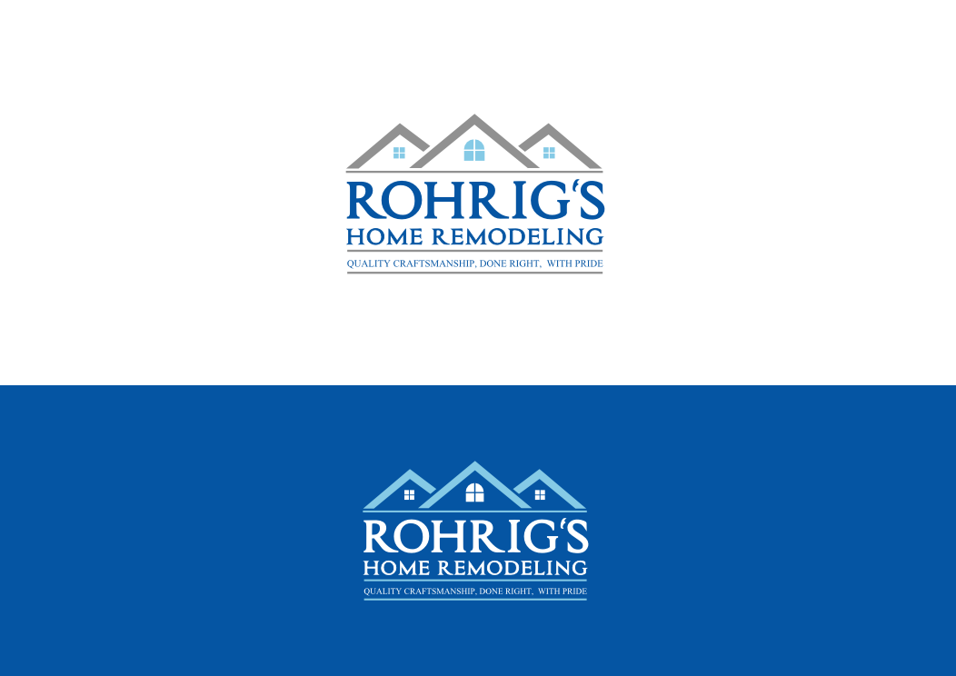 Logo Design by Design Spot for Rohrig's Home Remodeling | Design #12249811