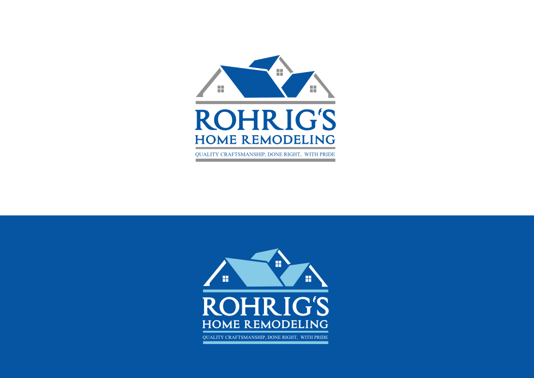 Logo Design by Design Spot for Rohrig's Home Remodeling | Design #12249823