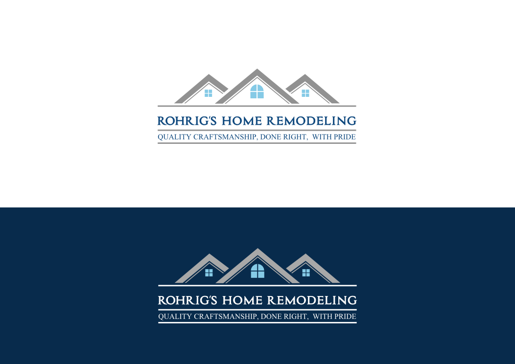 Logo Design by Design Spot for Rohrig's Home Remodeling | Design #12251362