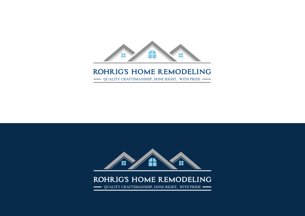 Logo Design by Design Spot for Rohrig's Home Remodeling | Design #12251363
