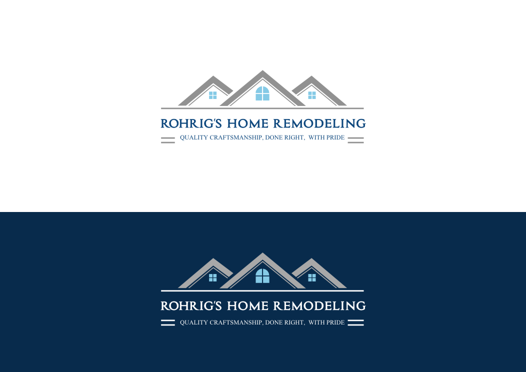 Logo Design by Design Spot for Rohrig's Home Remodeling | Design #12251364