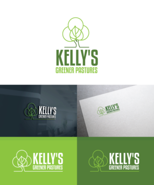 Kelly's Greener Pastures | Logo Design by Sergio Coelho