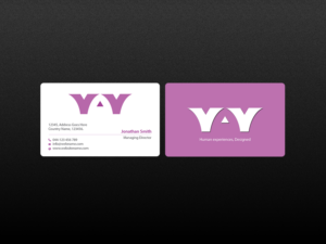 Design de Carte de Visite par Creations Box 2015 pour YAY | Design : #12286994