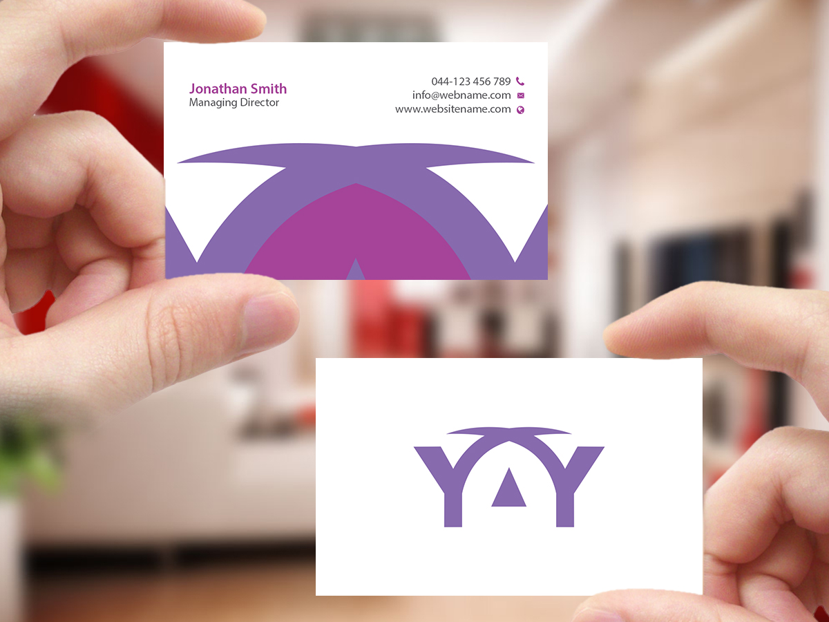 Business Card Design by Creations Box 2015 for YAY | Design #12287015