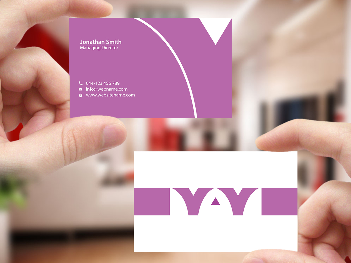 Business Card Design by Creations Box 2015 for YAY | Design #12287072