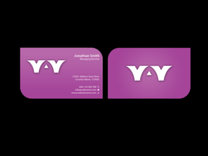 Business Card Design by Creations Box 2015 for YAY | Design: #12287168