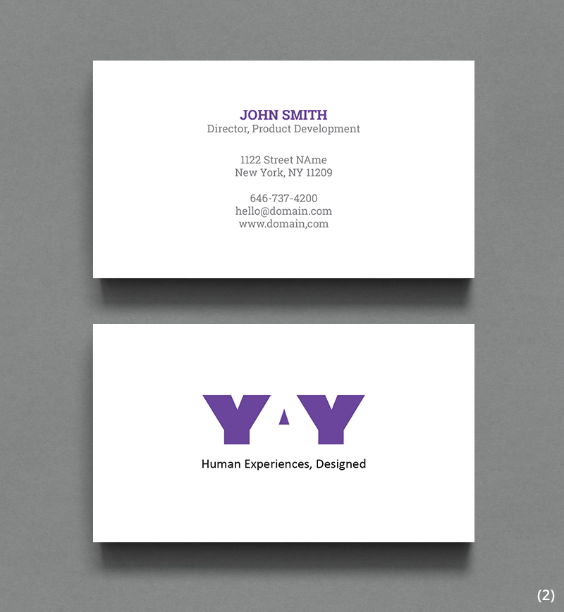 Business Card Design by Designanddevelopment for YAY | Design: #12379637