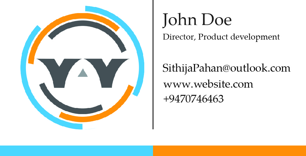 Business Card Design by sithija pahan for YAY | Design #12394840