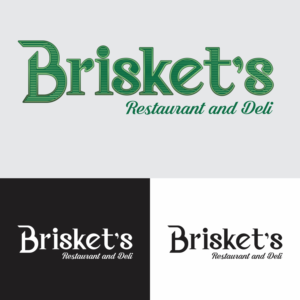 Logo Design by Daniel Clavijo for Briskets Restaurant & Deli  | Design #12307645