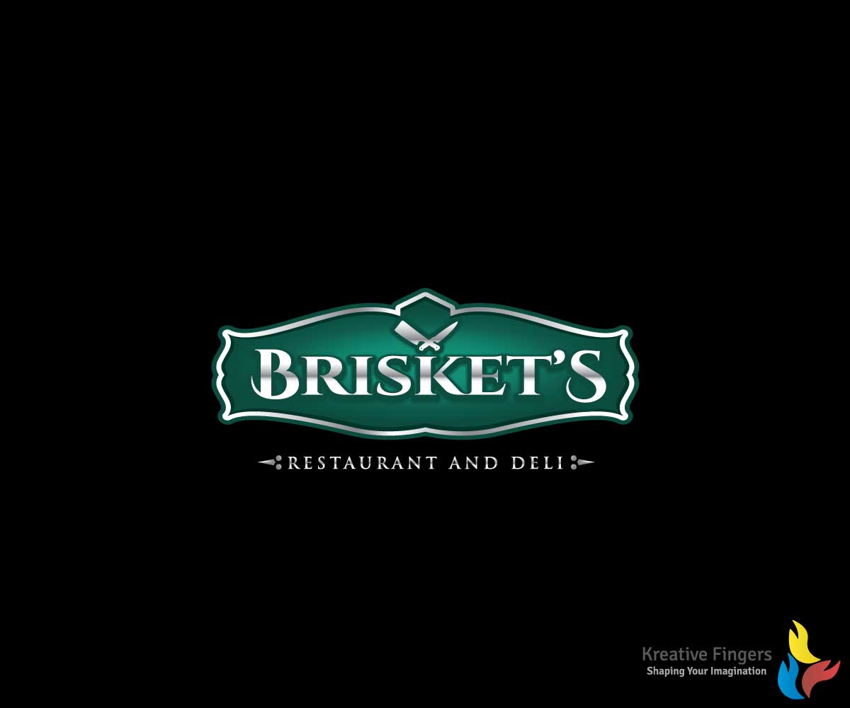 Design de Logo par Kreative Fingers pour Briskets Restaurant & Deli  | Design #12353191
