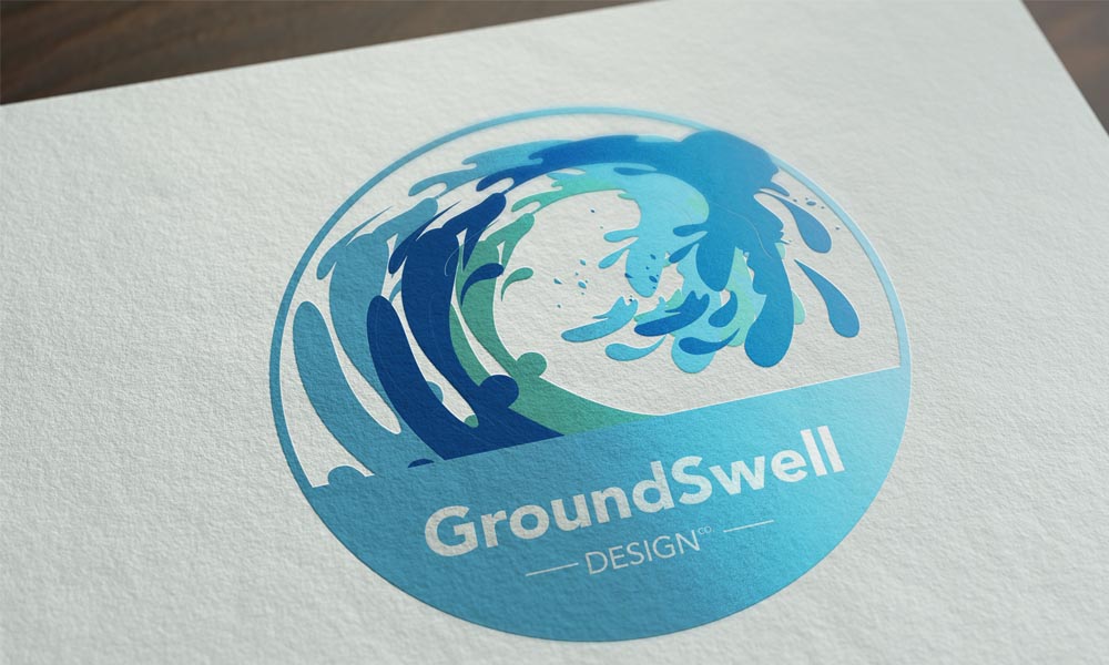 Logo-Design von J Petteford für GroundSwell Design Co | Design #12400828