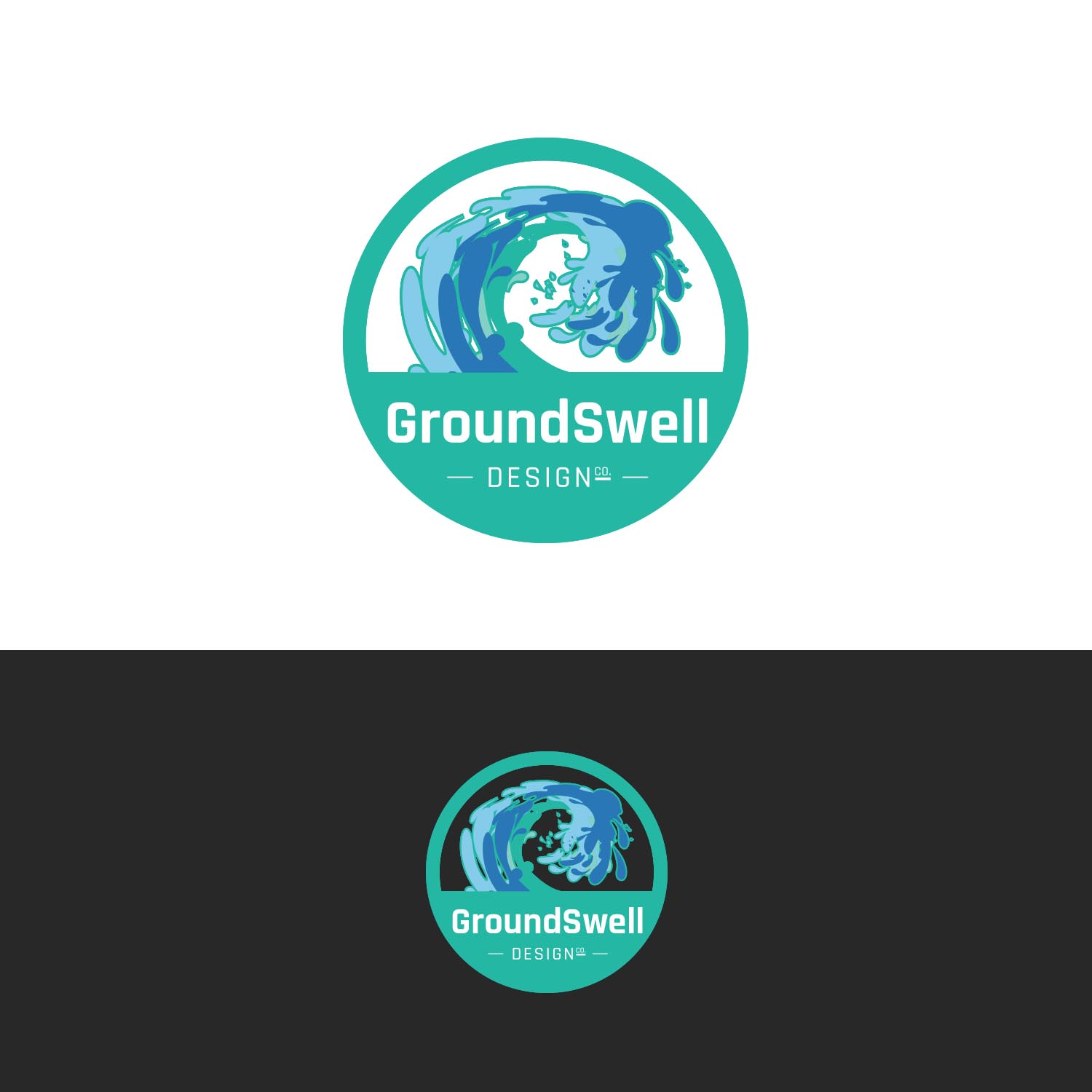Diseño de Logo por J Petteford para GroundSwell Design Co | Diseño #12404744