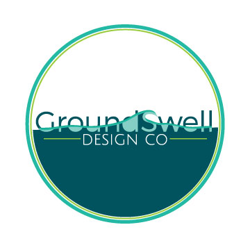 Logo Design by Diana's designs for GroundSwell Design Co | Design #12353405