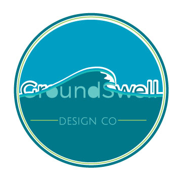 Logo Design by Diana's designs for GroundSwell Design Co | Design #12355087