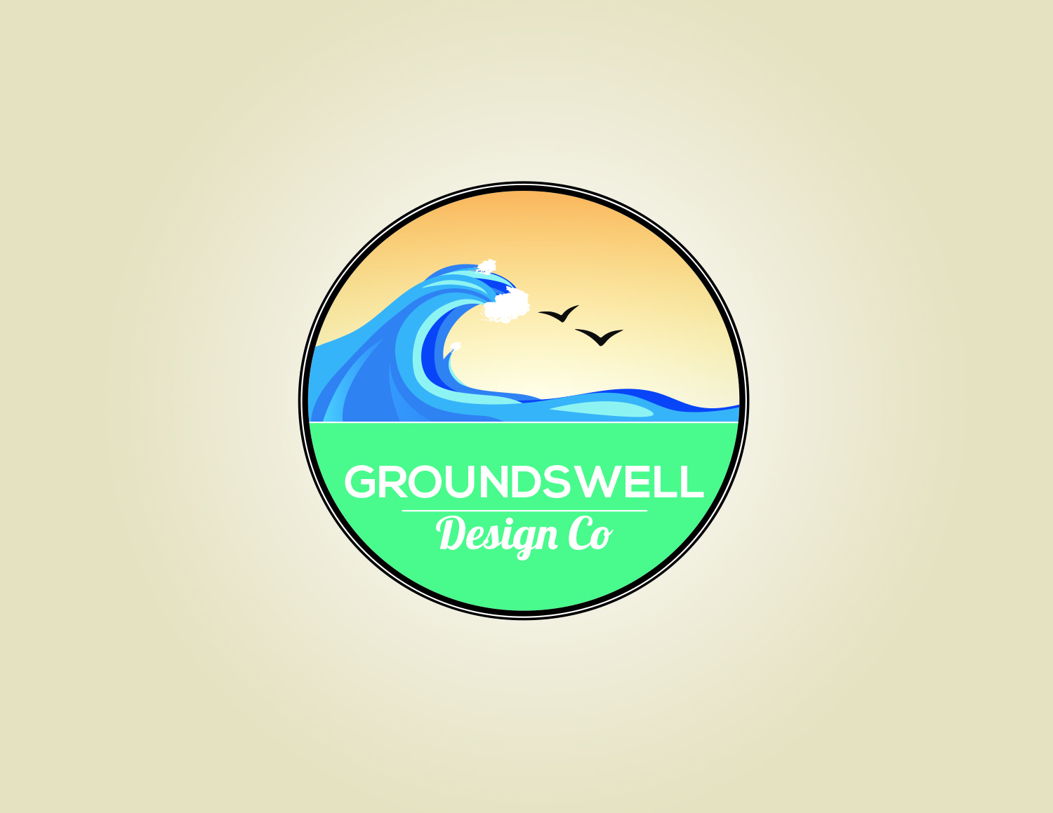 Logo Design by bojan.velevski for GroundSwell Design Co | Design #12288799