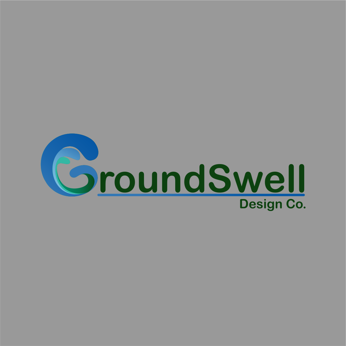 Diseño de Logo por azzam90 para GroundSwell Design Co | Diseño #12266239