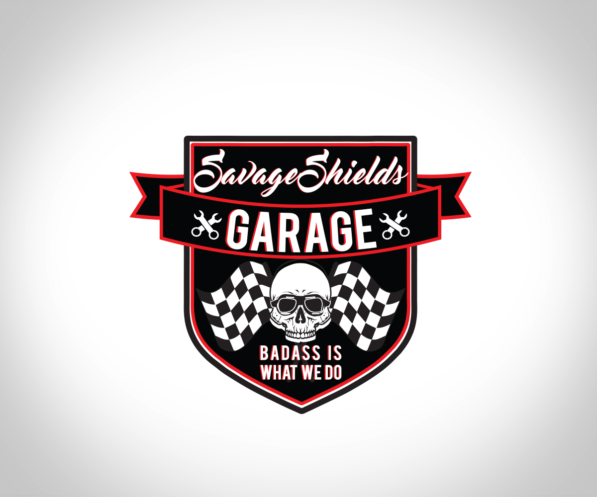Logo Design by Zane_Graph_Design for Savage Shields Garage | Design #12292966