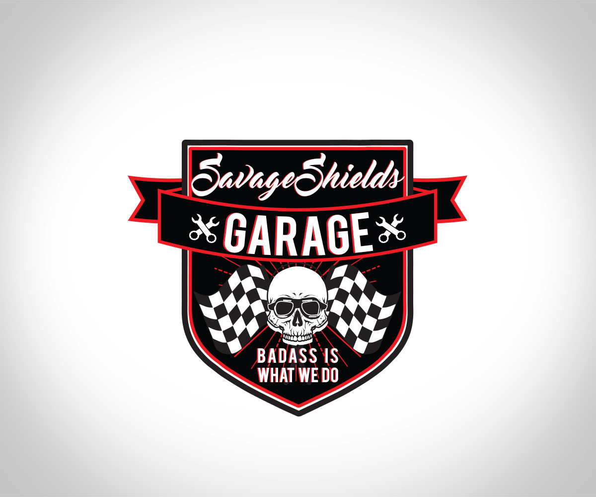 Logo Design by Zane_Graph_Design for Savage Shields Garage | Design #12292967