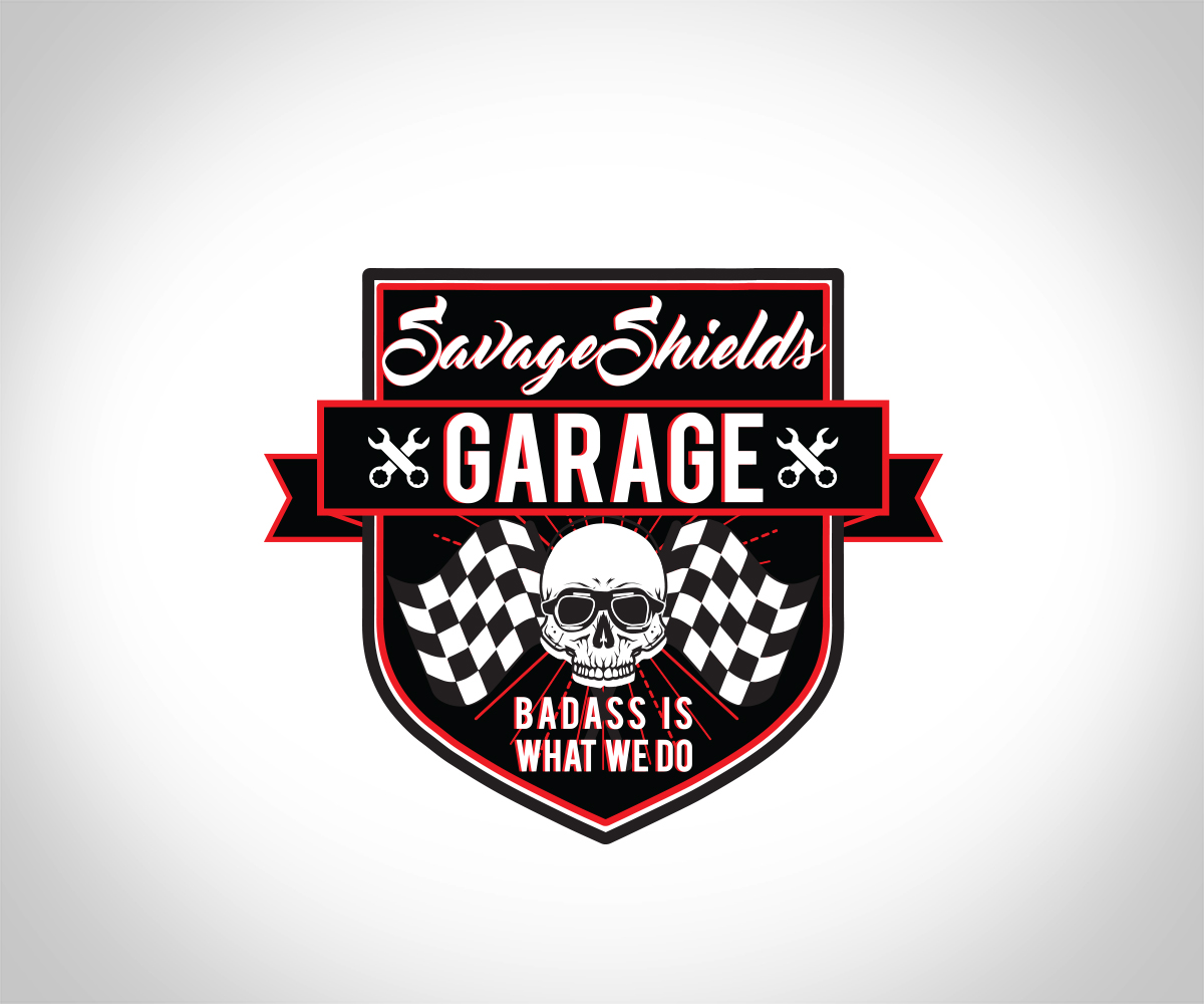 Logo-Design von Zane_Graph_Design für Savage Shields Garage | Design #12292968