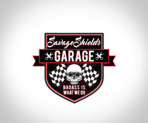 Logo Design by Zane_Graph_Design for Savage Shields Garage | Design: #12292968