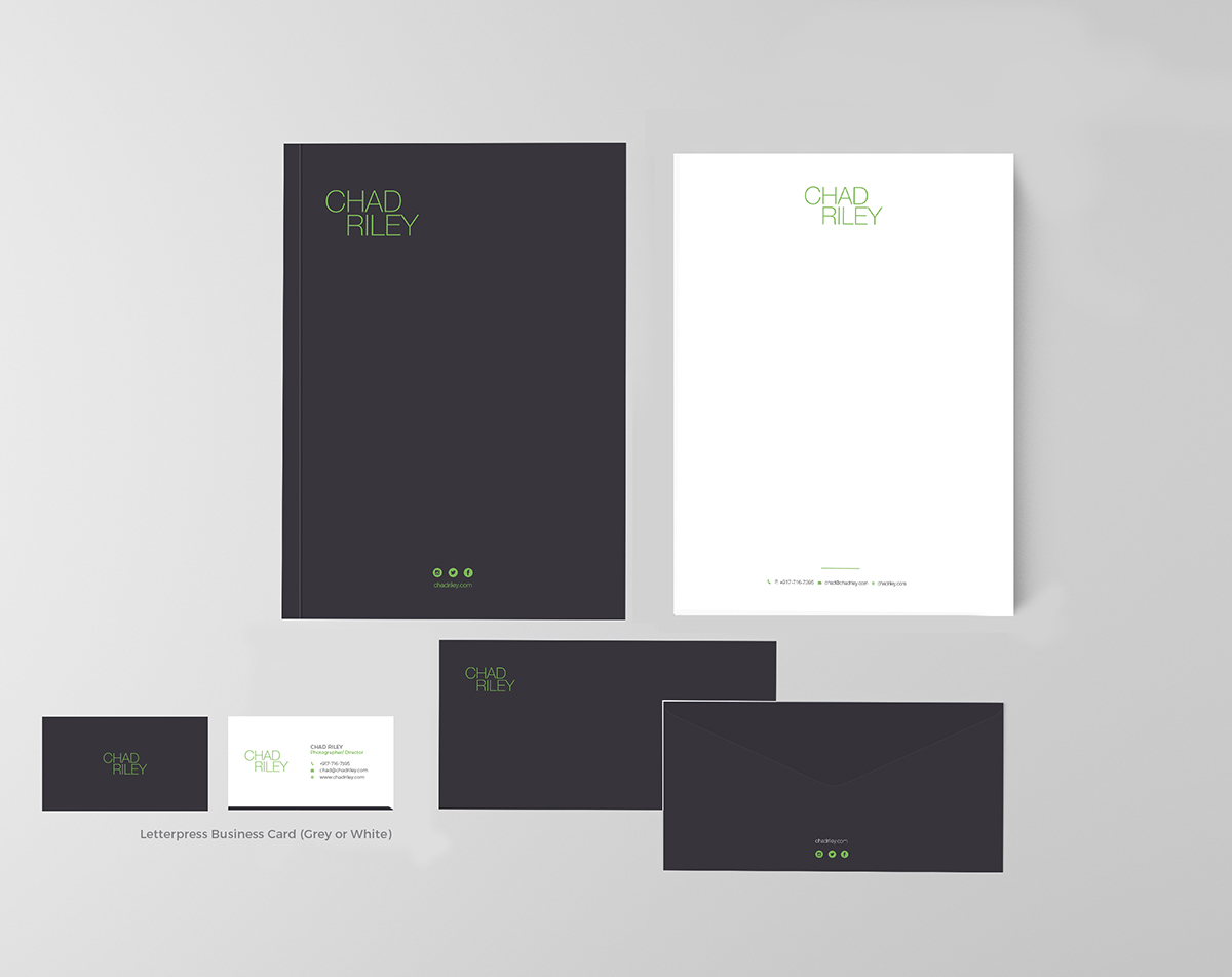 Stationery Design by artgallery077 for Chad Riley Director Photographer | Design #12367436