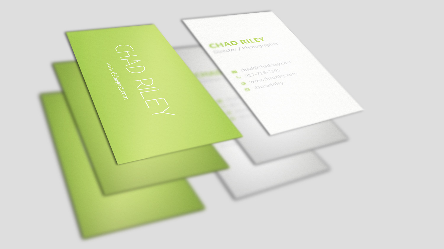 Stationery Design by Petter Goms for Chad Riley Director Photographer | Design #12296451