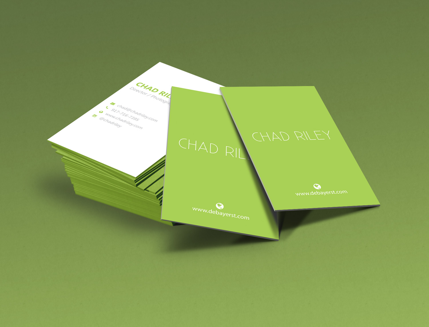 Stationery Design by Petter Goms for Chad Riley Director Photographer | Design #12296452