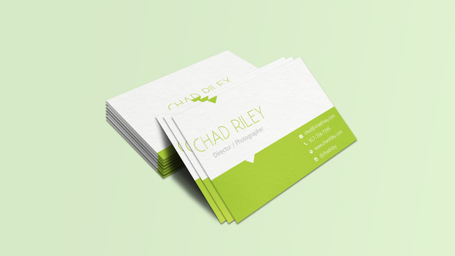 Stationery Design by Petter Goms for Chad Riley Director Photographer | Design #12305617