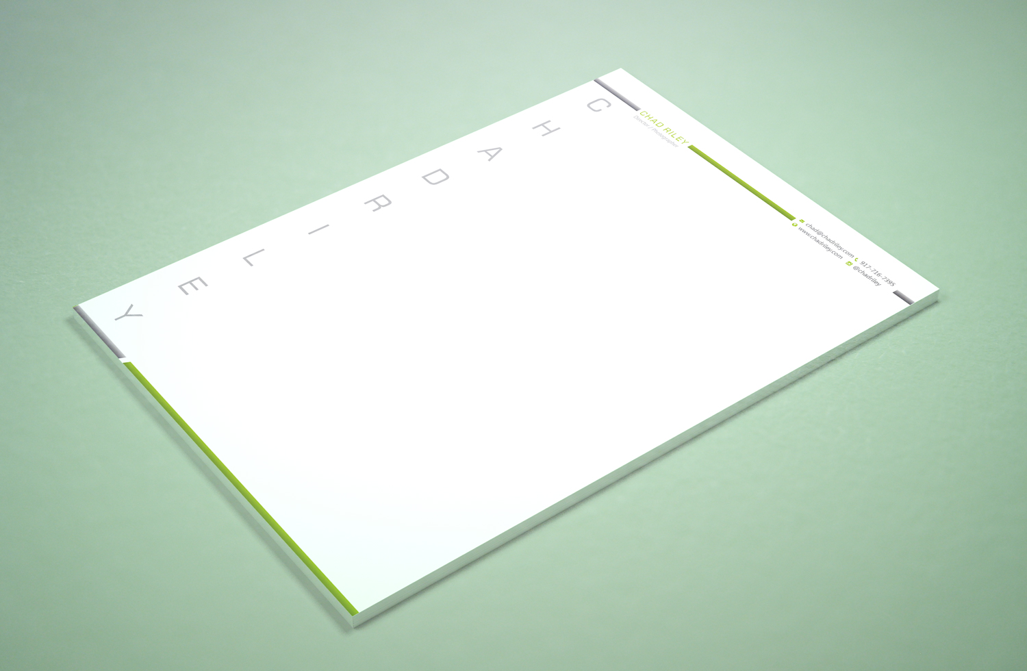 Stationery Design by Petter Goms for Chad Riley Director Photographer | Design #12305620